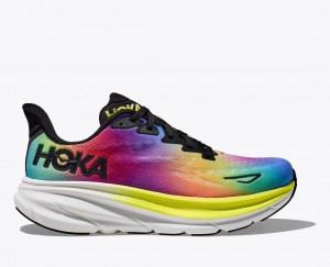 Men's HOKA Clifton 9 Running Shoes Multicolor | XCTJB-3721