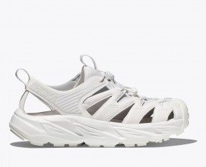 Men's HOKA Hopara Sandals White | ONYJQ-1830