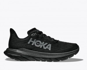 Men's HOKA Mach 5 Running Shoes Black | FROSG-6207