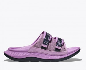 Men's HOKA Ora Luxe Slide Pink | FLAIT-9047