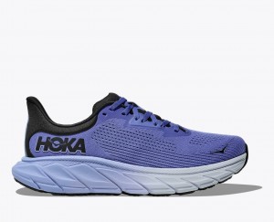 Women's HOKA Arahi 7 Running Shoes Dark Blue | JERBM-4918