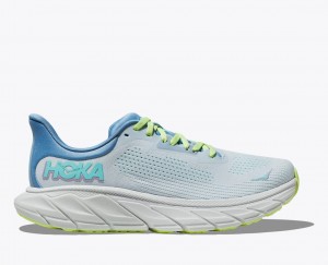 Women's HOKA Arahi 7 Running Shoes Light Blue | WNJUH-8472