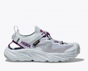 Women's HOKA Hopara 2 Sandals Grey / Purple | SOIVU-2457