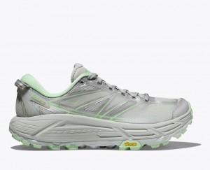 Women's HOKA Mafate Speed 2 Sneakers Grey / Green | KRHSY-7653