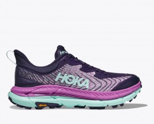 Women's HOKA Mafate Speed 4 Trail Running Shoes Purple / Pink | ULEJX-5397