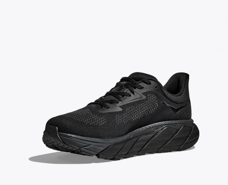 Men's HOKA Arahi 7 Running Shoes Black | IYPDF-1732