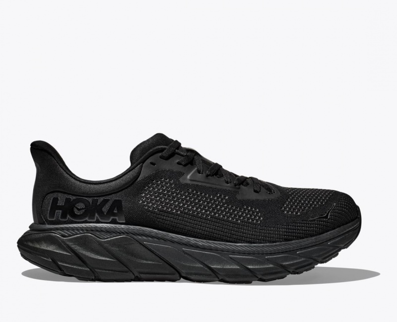 Men\'s HOKA Arahi 7 Running Shoes Black | IYPDF-1732