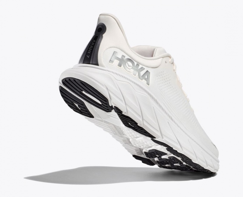 Men's HOKA Arahi 7 Running Shoes White | AKYOT-0951