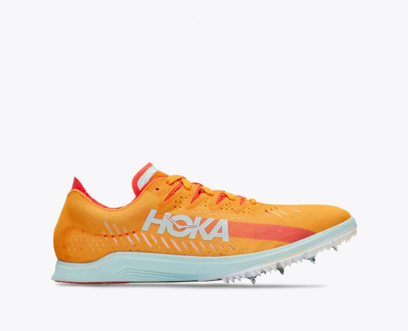 Men\'s HOKA Cielo X LD Track Spikes Orange | ISMCV-6310