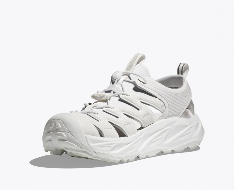 Men's HOKA Hopara Sandals White | ONYJQ-1830