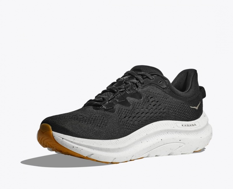 Men's HOKA Kawana 2 Running Shoes Black / White | ADYJN-5892