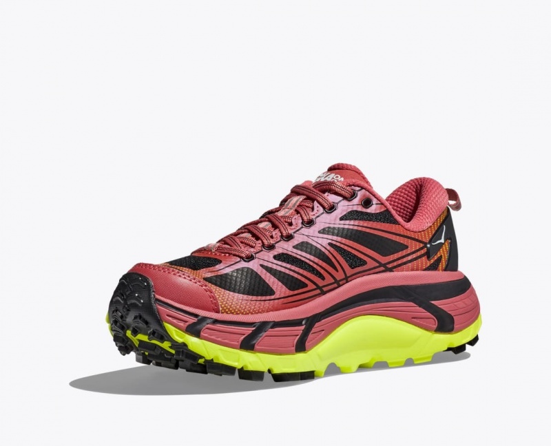 Men's HOKA Mafate Speed 2 Sneakers Red / Black | WTEMN-1862