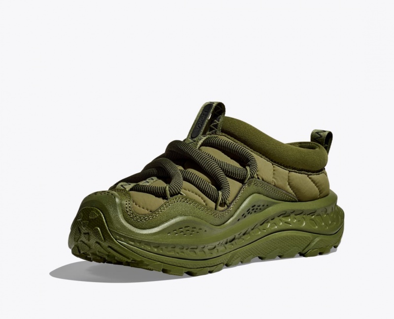 Men's HOKA Ora Primo Slip On Shoes Olive | NMXSK-1329