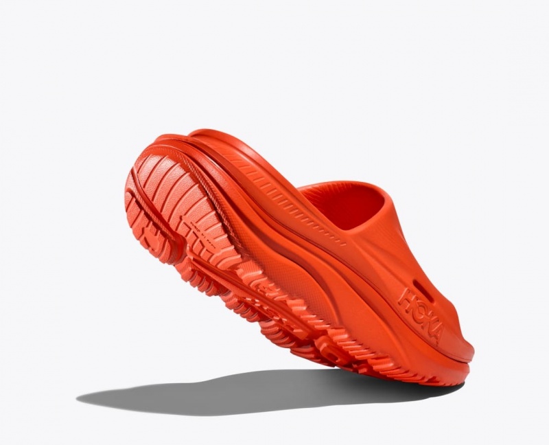 Men's HOKA Ora Recovery 3 Slide Red | HPWXK-7092