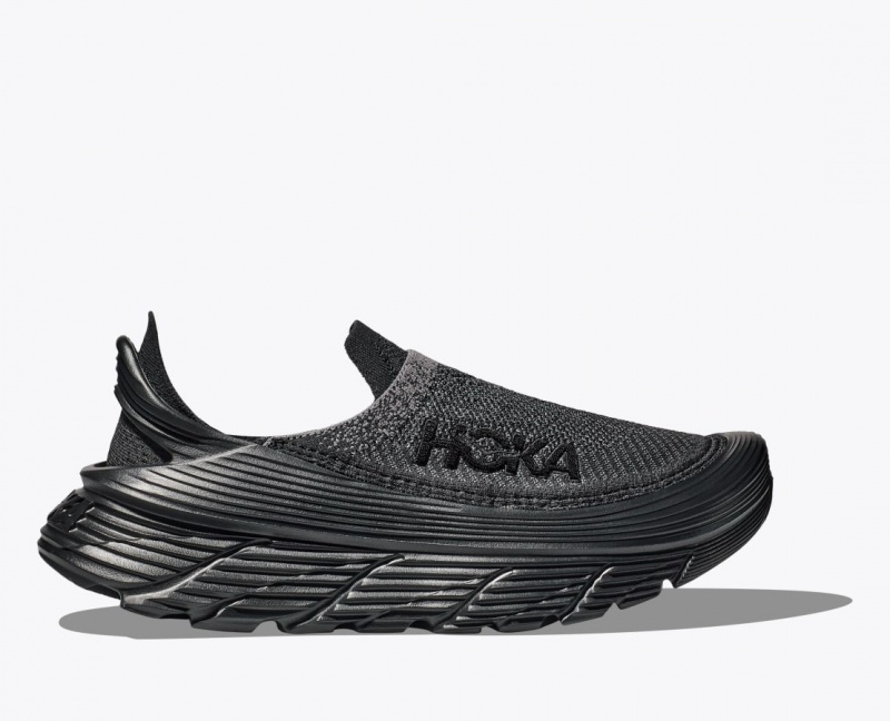 Men\'s HOKA Restore TC Walking Shoes Black | PRWDZ-9015