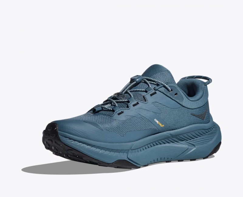 Men's HOKA Transport GTX Walking Shoes Dark Blue | LHYOR-6041