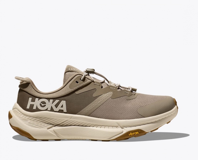 Men\'s HOKA Transport Walking Shoes Khaki | CVOEI-0194