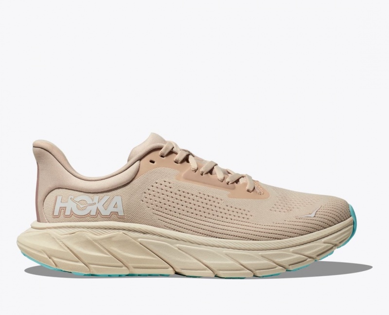 Women\'s HOKA Arahi 7 Running Shoes Khaki | YQUCB-8964