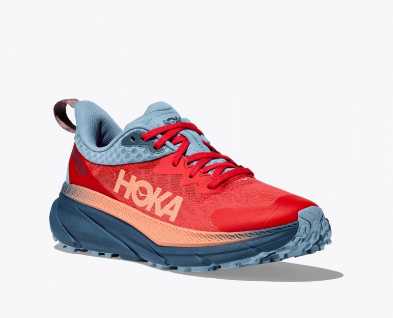 Women's HOKA Challenger 7 GTX Trail Running Shoes Dark Orange | GVPYH-2807