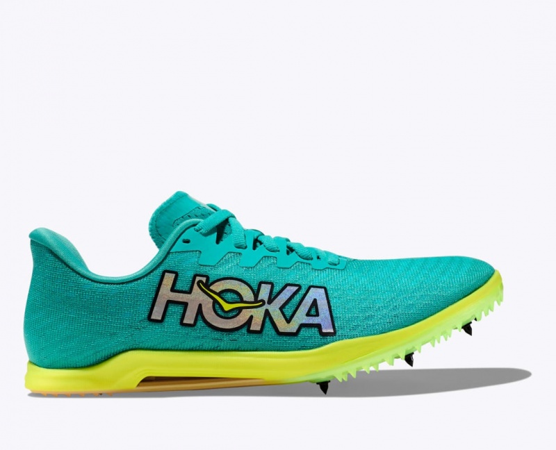 Women\'s HOKA Cielo X 2 MD Track Spikes Turquoise | JGYNH-1986