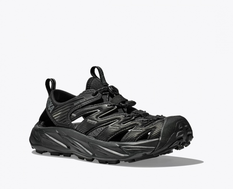 Women's HOKA Hopara Sandals Black | VYZPE-7089