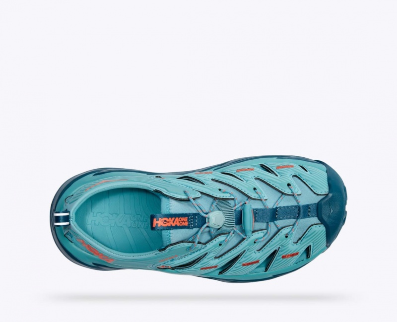 Women's HOKA Hopara Sandals Blue | LQDMO-0468