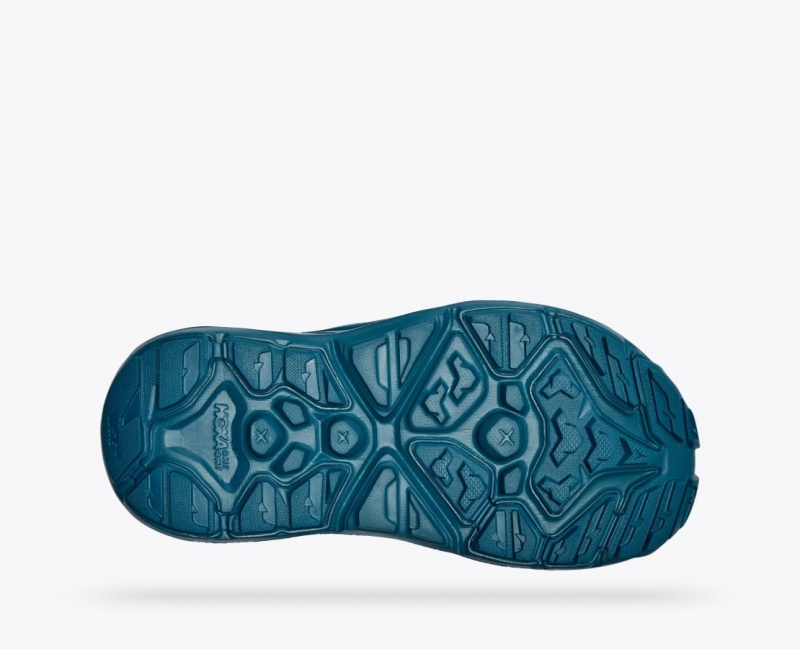 Women's HOKA Hopara Sandals Blue | LQDMO-0468