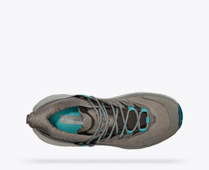 Women's HOKA Kaha 2 Low GTX Hiking Shoes Grey | TWZBG-2871