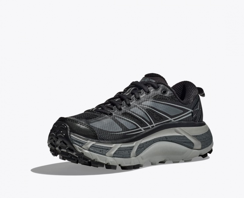 Women's HOKA Mafate Speed 2 Sneakers Black | OYMTH-7654