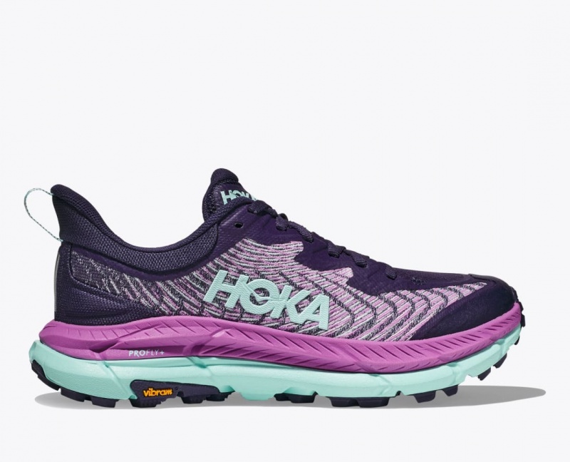 Women\'s HOKA Mafate Speed 4 Trail Running Shoes Purple / Pink | ULEJX-5397