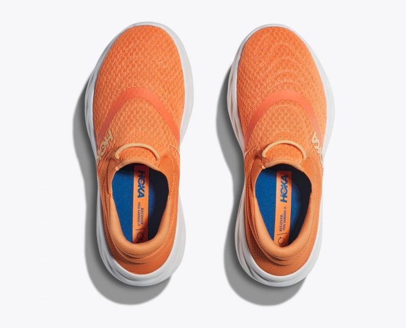 Women's HOKA Ora Recovery 2 Slip On Shoes Orange | TGEVB-5813