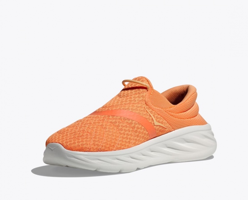 Women's HOKA Ora Recovery 2 Slip On Shoes Orange | TGEVB-5813