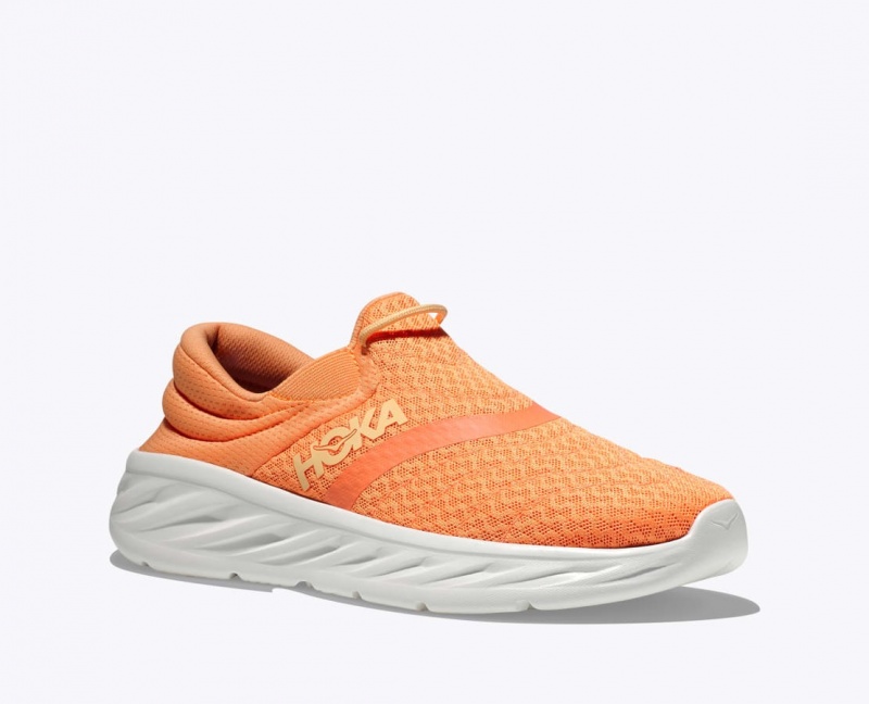 Women's HOKA Ora Recovery 2 Slip On Shoes Orange | TGEVB-5813