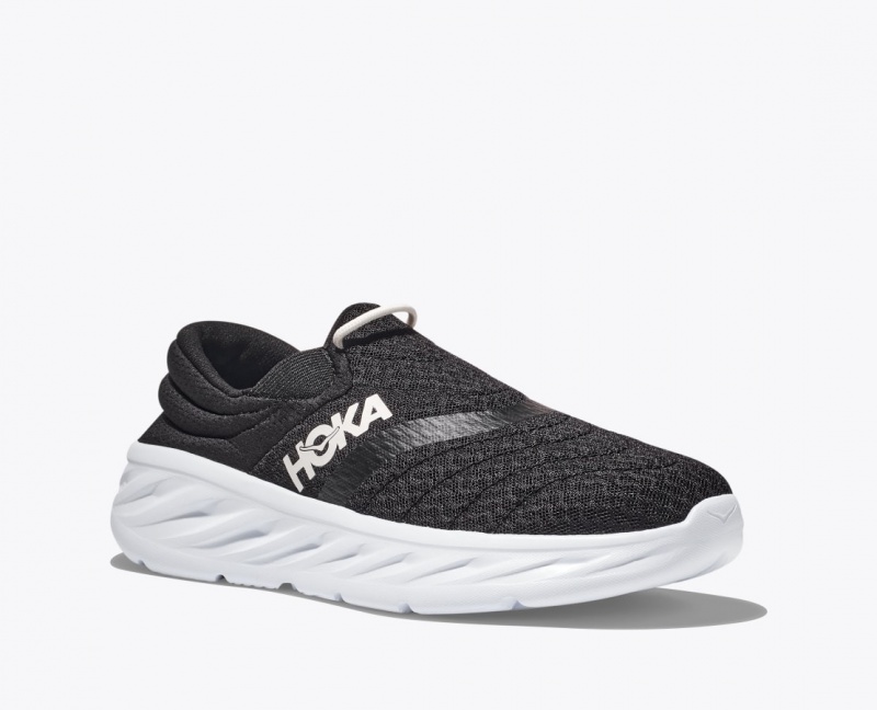 Women's HOKA Ora Recovery 2 Slip On Shoes Black | XBMSI-5760