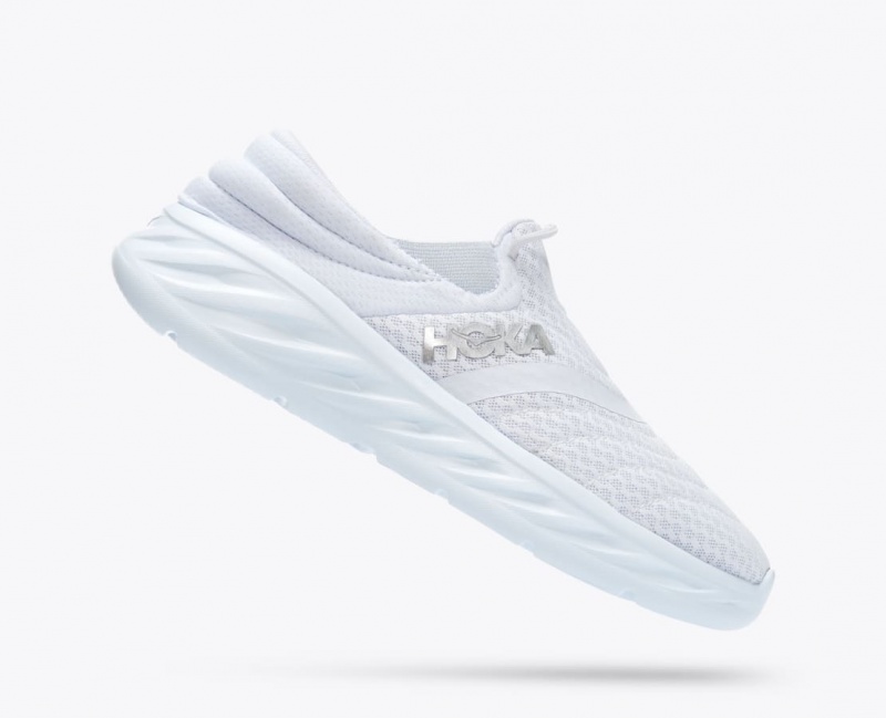 Women's HOKA Ora Recovery 2 Slip On Shoes White | IPKNT-0872