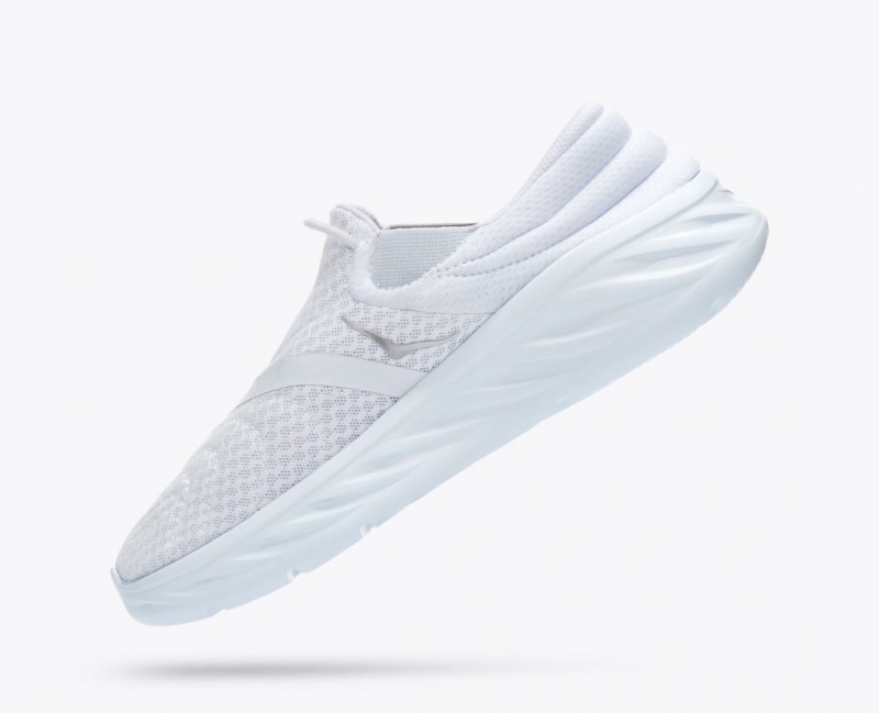 Women's HOKA Ora Recovery 2 Slip On Shoes White | IPKNT-0872