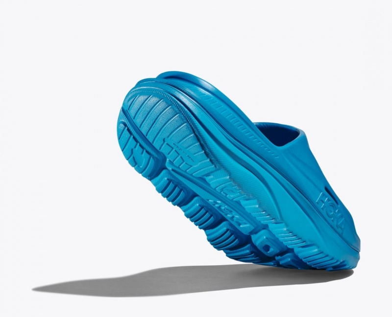 Women's HOKA Ora Recovery 3 Slide Blue | WHTJR-6851