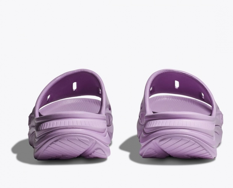 Women's HOKA Ora Recovery 3 Slide Light Purple | JYQKB-2173