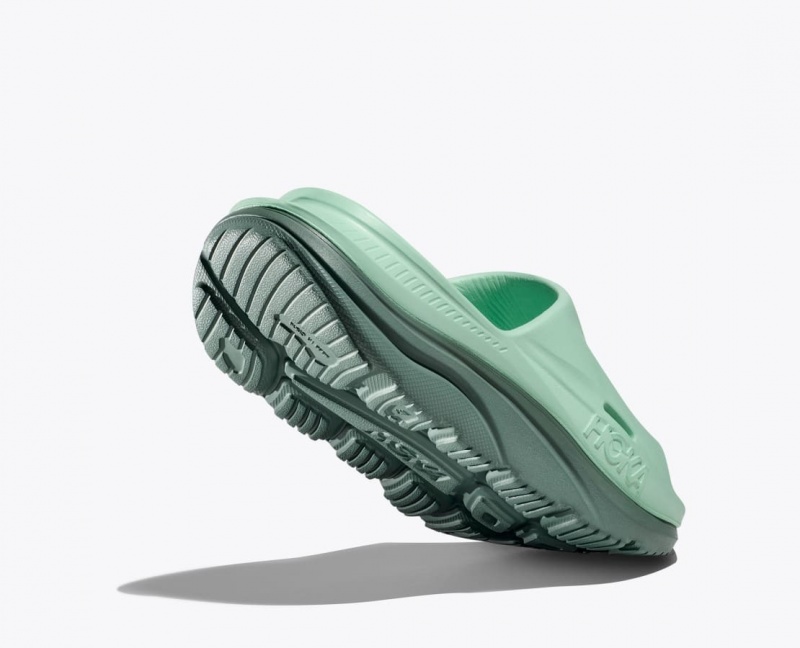 Women's HOKA Ora Recovery 3 Slide Mint | HBKTJ-9613