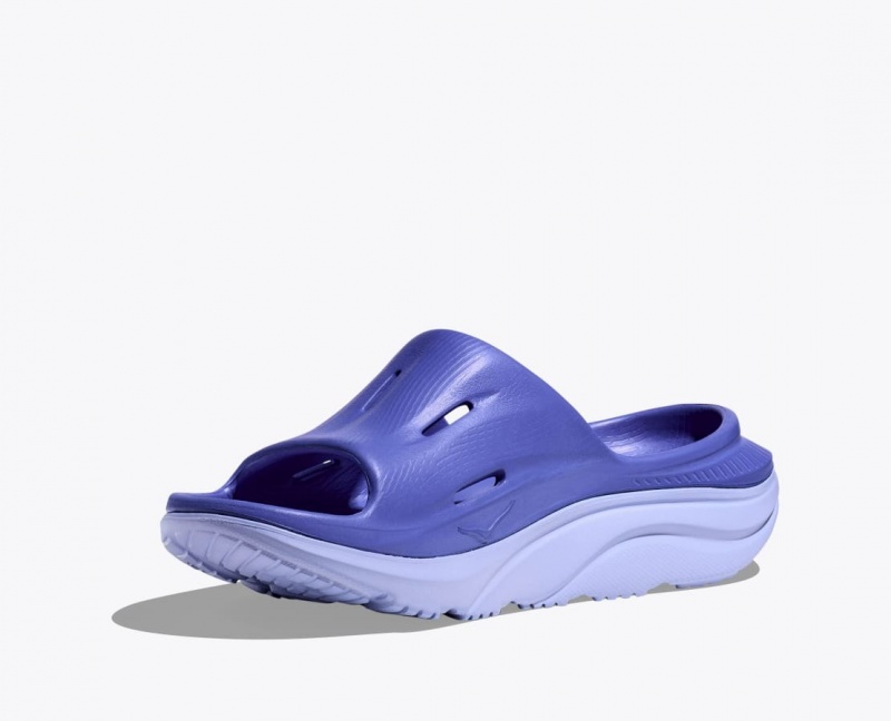 Women's HOKA Ora Recovery 3 Slide Navy | DFQTL-6912