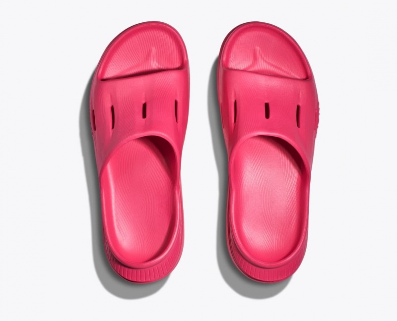 Women's HOKA Ora Recovery 3 Slide Red | BNFAJ-1409