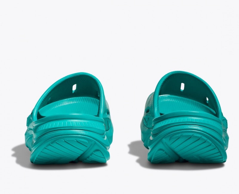 Women's HOKA Ora Recovery 3 Slide Turquoise | DKFXB-3809