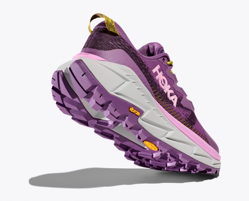 Women's HOKA Skyline-Float X Hiking Shoes Purple | TMHJZ-2147