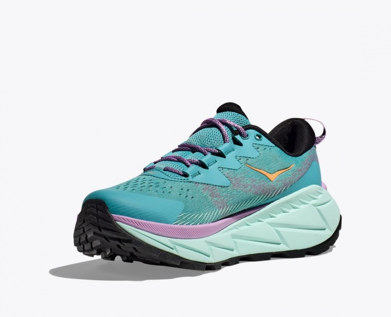 Women's HOKA Skyline-Float X Hiking Shoes Turquoise | HYPKR-4718