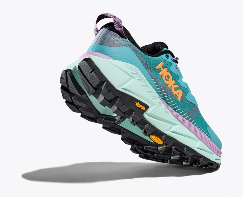 Women's HOKA Skyline-Float X Hiking Shoes Turquoise | HYPKR-4718